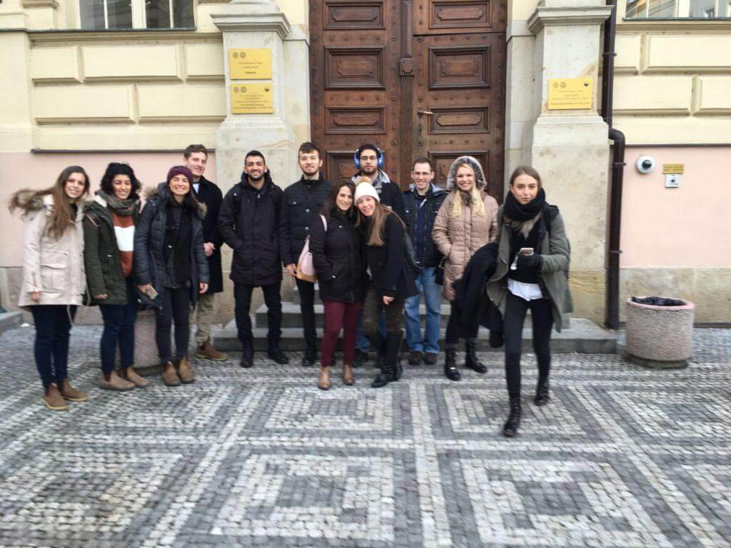 Real medical students in Charles University